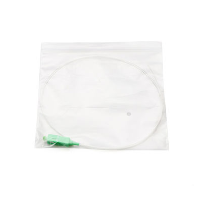 câble équipé de fibre de diamètre de 0.9mm blanc poli recto de Sc 9/125 G657A1/UPC