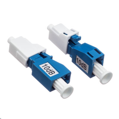 Mâle de fibre optique d'atténuateur bleu de la couleur 5db au type femelle de prise