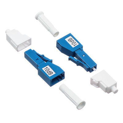 Mâle optique recto de l'atténuateur 5dB LC UPC de fibre de SM au type femelle