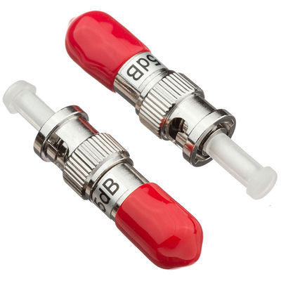 mâle optique de St d'atténuateur de fibre de 6dB 7dB 10dB à la femelle pour FTTH