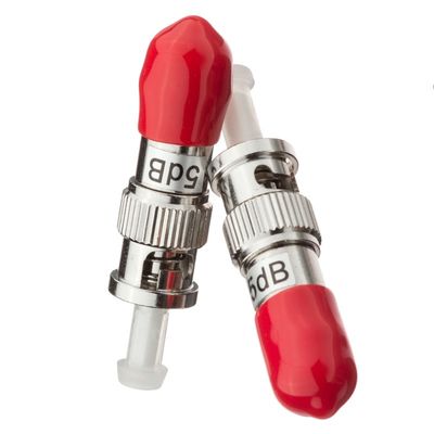 mâle optique de St d'atténuateur de fibre de 6dB 7dB 10dB à la femelle pour FTTH