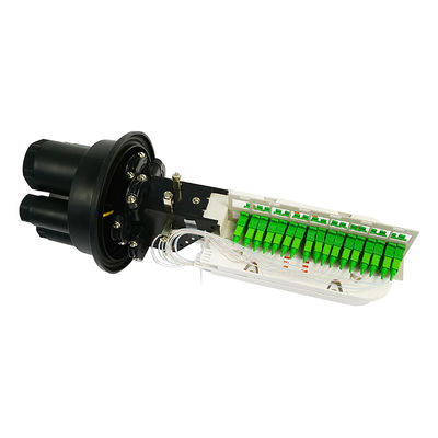 Type optique de dôme de fermeture d'épissure de fibre de preuve de l'eau IP67 pour l'équipement du réseau