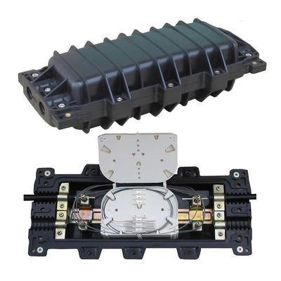 Le noyau optique horizontal de la fermeture FOSC-001 96 d'épissure de fibre avec 2 a entré 2 ports de sortie