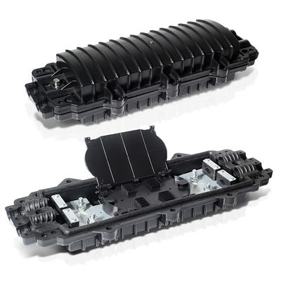Le noyau optique horizontal de la fermeture FOSC-001 96 d'épissure de fibre avec 2 a entré 2 ports de sortie