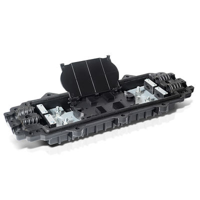 Le noyau optique horizontal de la fermeture FOSC-001 96 d'épissure de fibre avec 2 a entré 2 ports de sortie