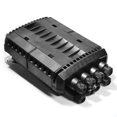 La fermeture à fibre optique horizontale de joint de câble avec Polonais a monté le type OEM