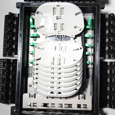 La fermeture à fibre optique horizontale de joint de câble avec Polonais a monté le type OEM