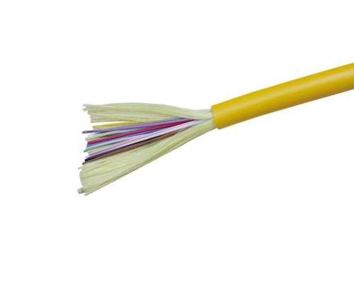 Câble optique d'intérieur de fibre de 12 noyaux de FTTH OM3/câble de distribution de fibre optique