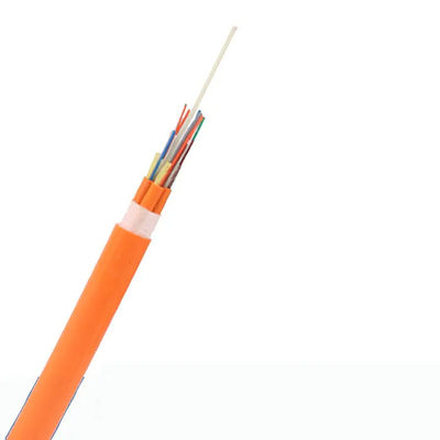 Câble optique d'intérieur de fibre de 12 noyaux de FTTH OM3/câble de distribution de fibre optique