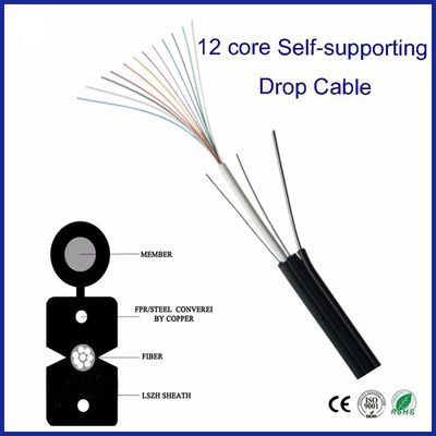 Noyaux optiques de haute qualité du câble d'interface de GJYXFCH FTTH 6 avec le bon prix