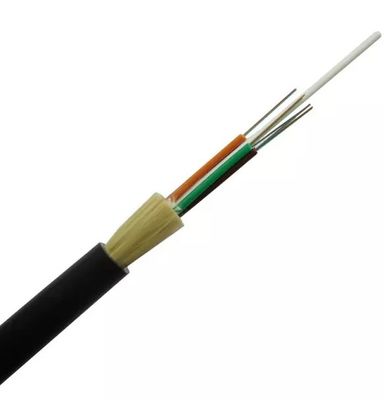 Câble optique Adss diélectrique aérien aérien extérieur de fibre de mode unitaire de 6 noyaux