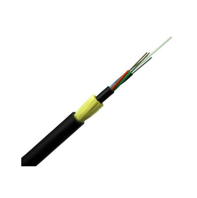 Câble optique Adss diélectrique aérien aérien extérieur de fibre de mode unitaire de 6 noyaux