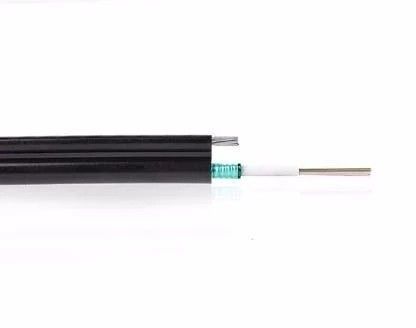 Câble blindé adapté aux besoins du client de fil d'acier, noyau de fibre optique du câble 4 avec la gaine de PE