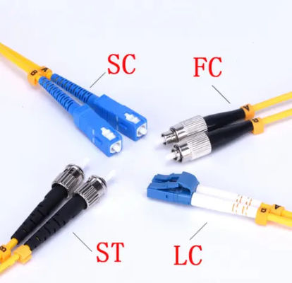 Connecteur optique adapté aux besoins du client de fibre, connecteur rapide RoHS de Sc conforme
