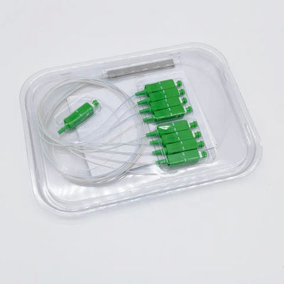 Type en acier 4 diviseur de fibre de manière, diviseur 1x4 de tube de PLC de Sc RPA