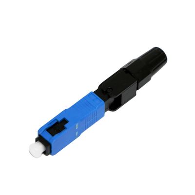 Connecteur optique rapide de fibre de Sc RPA imperméable pour l'équipement de télécommunication de FTTH