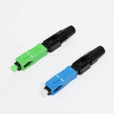 Sc rapide optique adapté aux besoins du client RPA de connecteur de fibre avec le type de câble duplex recto