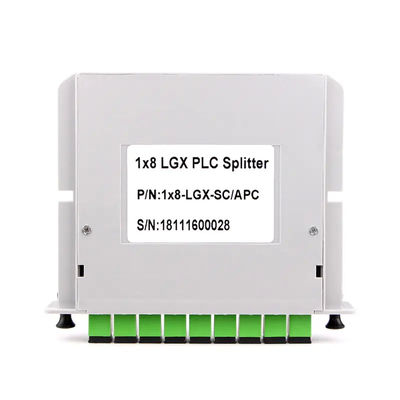 Type optique 1x8 de cassette de diviseur de fibre de PLC de 8 manières avec le connecteur de Sc RPA