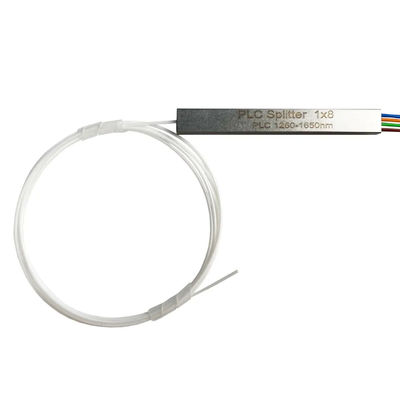 PLC 0.9mm de diviseur de fibre de Mini Steel Tube 1x4 1 mètre sans connecteur