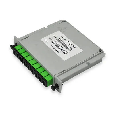 Type de cassette diviseur optique 1x8 de fibre de PLC avec le connecteur de Sc UPC