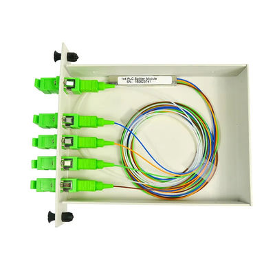 Type de cassette diviseur optique 1x8 de fibre de PLC avec le connecteur de Sc UPC