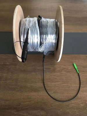 Solution adaptée aux besoins du client de FTTH, câble d'interface de fibre pour direct aérien enterré