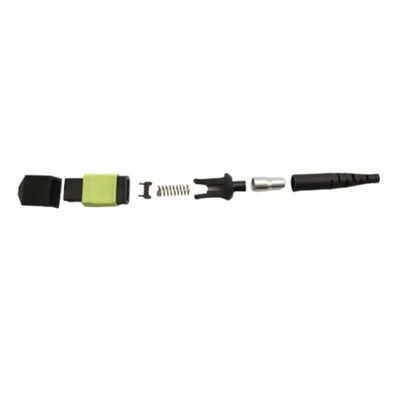 Connecteur optique de fibre de MPO MTP avec le type femelle du SM millimètre de noyau du noyau 24 du mâle 12