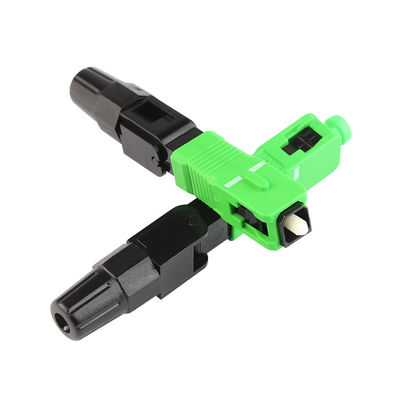 Connecteur optique rapide de fibre de Sc RPA imperméable pour l'équipement de télécommunication de FTTH