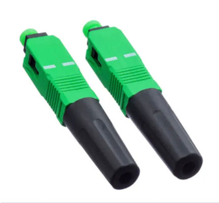 Connecteur optique rapide de fibre de Sc RPA imperméable pour l'équipement de télécommunication de FTTH