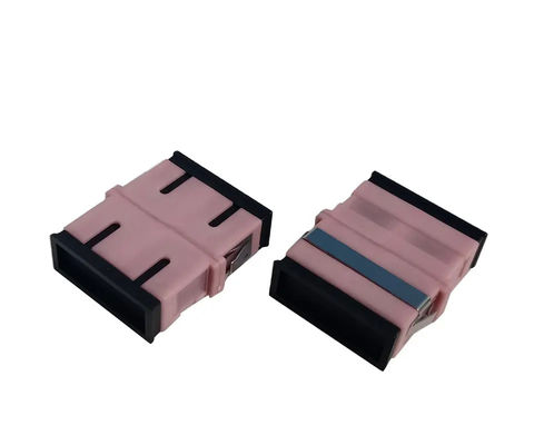 Adaptateur optique de fibre du SM SX de Sc UPC avec la matière plastique de couleur bleue