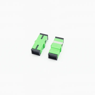 Couleur verte optique de Sc UPC RPA d'adaptateur de fibre de duplex de mode unitaire