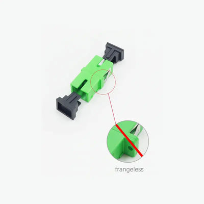 Couleur verte optique de Sc UPC RPA d'adaptateur de fibre de duplex de mode unitaire