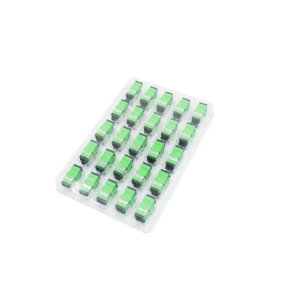 Couleur verte optique de Sc UPC RPA d'adaptateur de fibre de duplex de mode unitaire