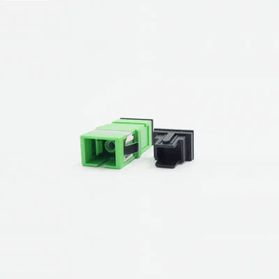 Couleur verte optique de Sc UPC RPA d'adaptateur de fibre de duplex de mode unitaire
