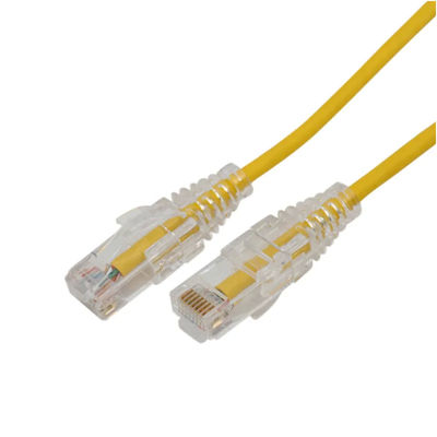 Câble adapté aux besoins du client de correction d'Ethernet de Cat6A, corde de correction mince de ftp de S avec la longueur de 5m 1m