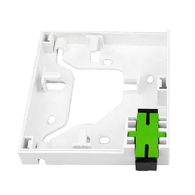 1 coffret d'extrémité optique de fibre de l'ABS FTTH de noyau invisible pour la prise murale