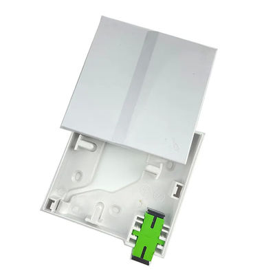 1 coffret d'extrémité optique de fibre de l'ABS FTTH de noyau invisible pour la prise murale