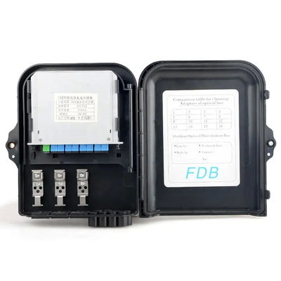 Coffret d'extrémité optique de fibre de 8 noyaux pour la fibre non coupée Access de câble du PETIT SOMME ODP FTB FTTH