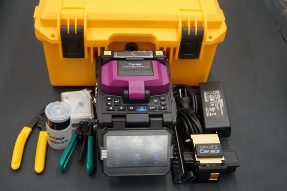 Accessoires multi de câble de fibre de langue, machine 10s de épissure de fibre optique