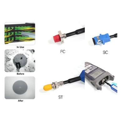 accessoires de câble de fibre d'olives de 1.25mm, stylo de nettoyage optique de fibre de clic de LC MU une