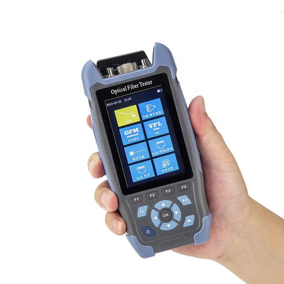Mini équipement de test de fibre d'OTDR, 12 dans 1 réflectomètre optique de fibre avec l'écran tactile