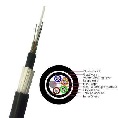 Fil de fibre optique hautement flexible avec une résistance à la traction du câble de 200 N