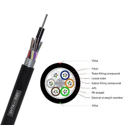 3.0 mm de diamètre câble à fibre optique extérieur OM4 pour réseau à grande vitesse
